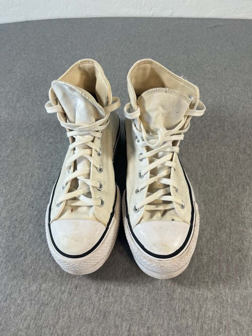 Converse Chuck Taylor All Star Lift High Top White Platform Sneakers